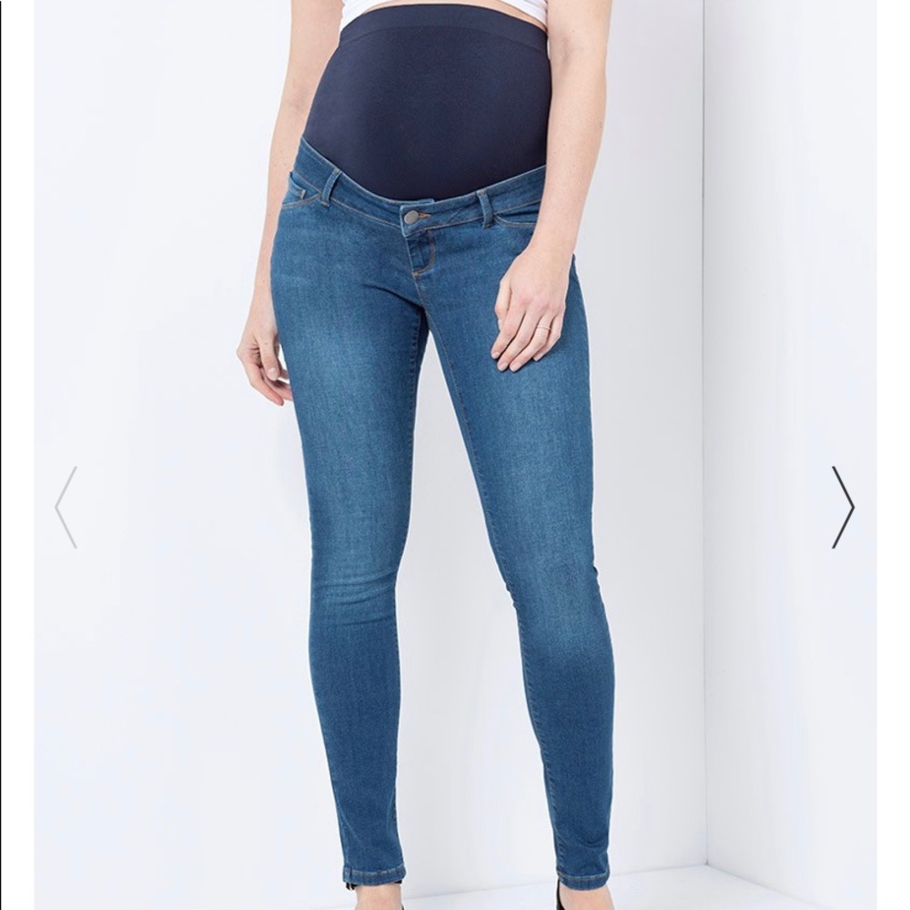 Slim leg maternity jeans